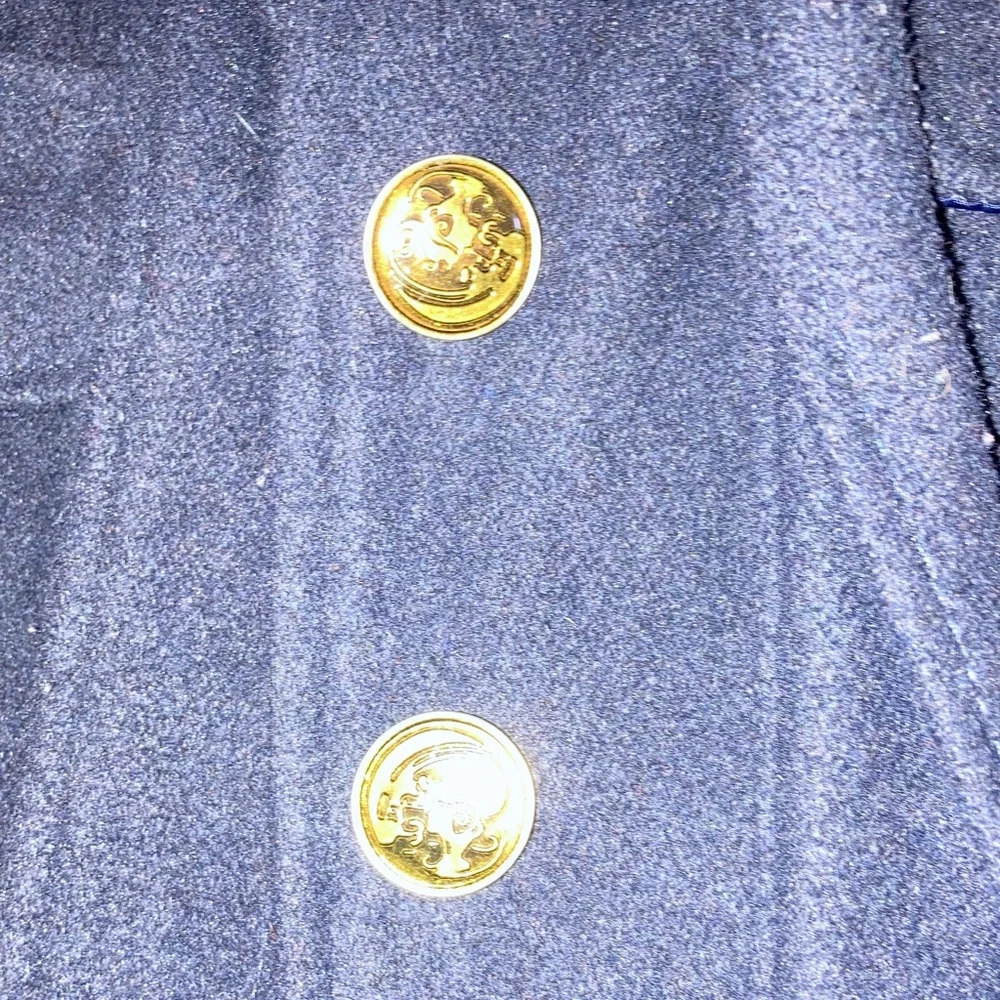 Women’s Outer Edge Navy Blue Pea Coat Jacket - Picture 4 of 8